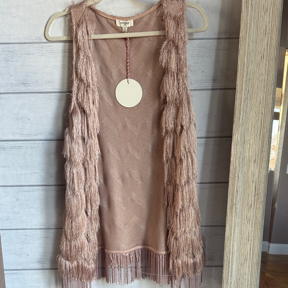 NWT Umgee Fringe Vest